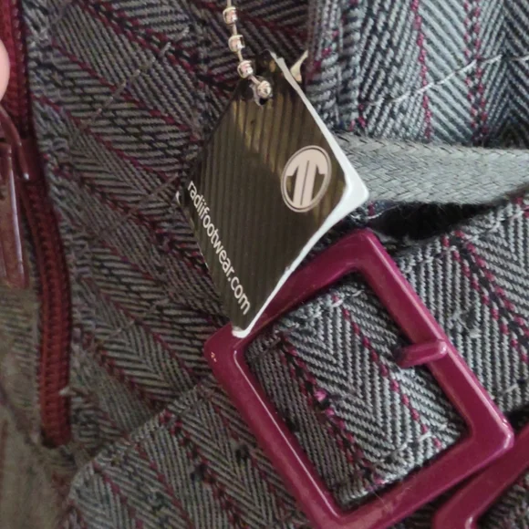 Radii Char Herringbone Men's 9.5 Grey/Burg - Picture 3 of 15